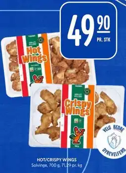 Rema 1000 HOT/CRISPY WINGS tilbud