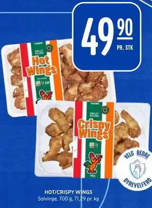 HOT/CRISPY WINGS