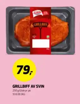 Bunnpris GRILLBIFF AV SVIN tilbud