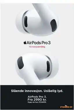 POWER AirPods Pro 3 tilbud