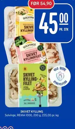 Rema 1000 SKIVET KYLLING tilbud