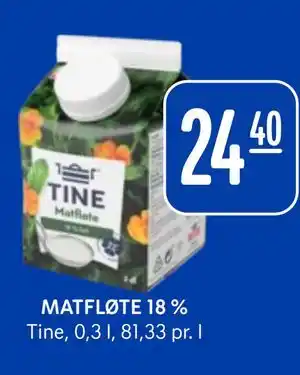 Rema 1000 MATFLØTE 18 % tilbud