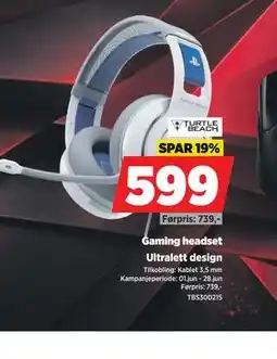 POWER Gaming headset tilbud