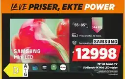 POWER 75 4K Smart-TV tilbud