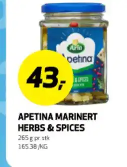 Bunnpris APETINA MARINERT HERBS & SPICES tilbud