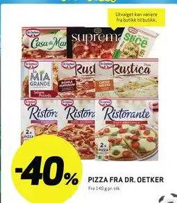 Bunnpris PIZZA FRA DR.OETKER tilbud