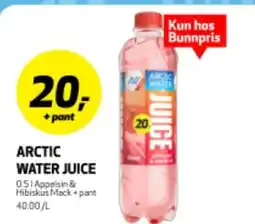Bunnpris ARCTIC WATER JUICE tilbud