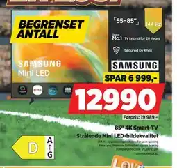 POWER SAMSUNG Mini LED 85 4K Smart-TV tilbud