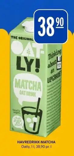 Rema 1000 HAVREDRIKK MATCHA tilbud