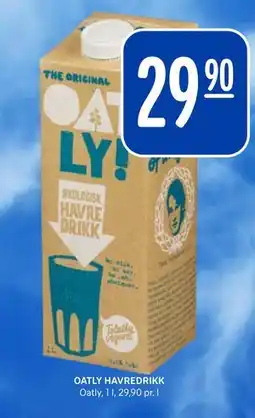Rema 1000 OATLY HAVREDRIKK tilbud