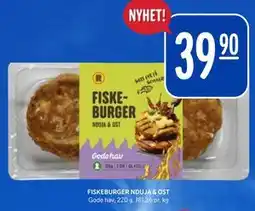 Rema 1000 FISKEBURGER NDUJA & OST tilbud