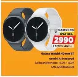 POWER Galaxy Watch8 40 mm BT tilbud