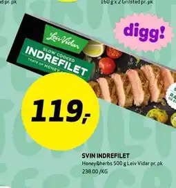 Bunnpris SVIN INDREFILET tilbud