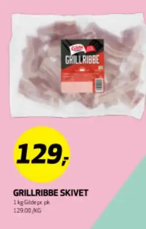 Bunnpris GRILLRIBBE SKIVET tilbud
