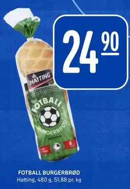 Rema 1000 FOTBALL BURGERBRØD tilbud