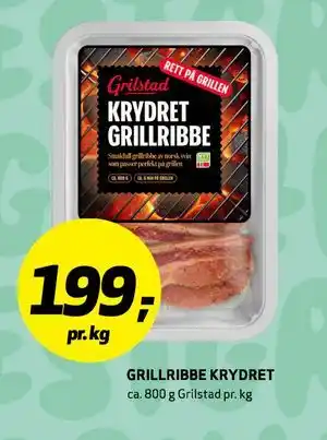Bunnpris GRILLRIBBE KRYDRET tilbud
