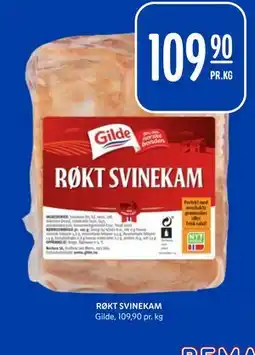Rema 1000 RØKT SVINEKAM tilbud