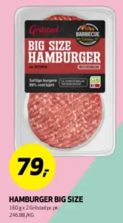 Bunnpris HAMBURGER BIG SIZE tilbud