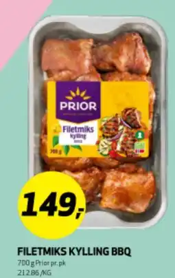Bunnpris FILETMIKS KYLLING BBQ tilbud