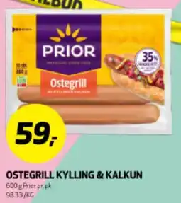 Bunnpris OSTEGRILL KYLLING & KALKUN tilbud