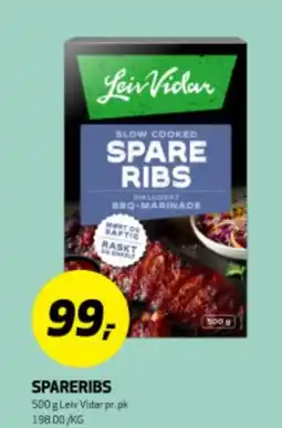 Bunnpris SPARERIBS tilbud