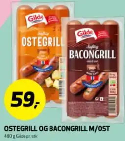 Bunnpris OSTEGRILL OG BACONGRILL M/OST tilbud