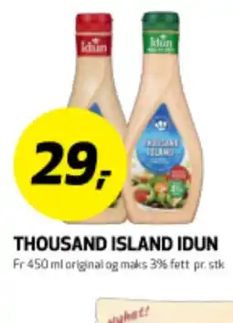 Bunnpris THOUSAND ISLAND IDUN tilbud