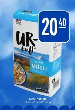Rema 1000 MÜSLI 5-KORN tilbud
