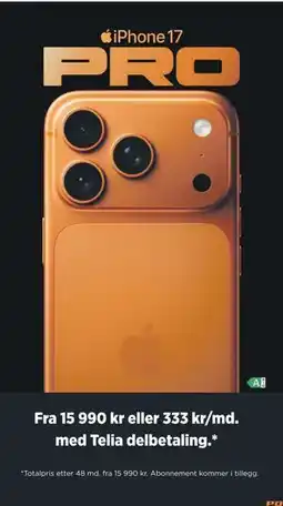POWER iPhone 17 PRO tilbud