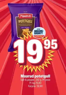 Coop Extra Maarud potetgull tilbud