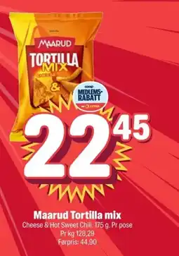 Coop Extra Maarud Tortilla mix tilbud