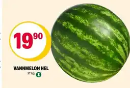 Coop Extra Vannmelon hel tilbud