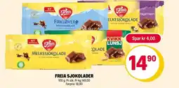 Coop Extra Freia sjokolader tilbud