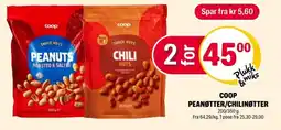 Coop Extra Coop peanøtter/chilinøtter tilbud