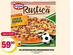 Coop Extra Dr. Oetker rustica cheeseburger pizza tilbud