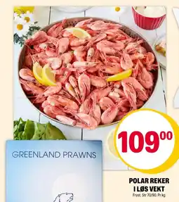Coop Extra Polar reker i løs vekt tilbud