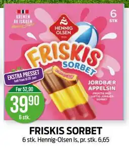 Kiwi FRISKIS SORBET tilbud