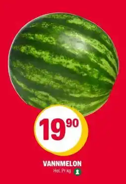 Coop Extra VANNMELON tilbud