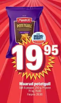 Coop Extra MAARUD POTETGULL tilbud