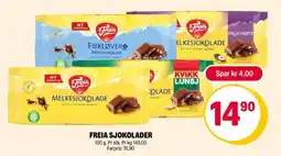 Coop Extra FREIA SJOKOLADER tilbud