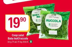 Coop Extra Coop salat Baby leaf/ruccola tilbud