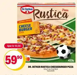 Coop Extra Dr. Oetker Rustica Cheeseburger Pizza tilbud