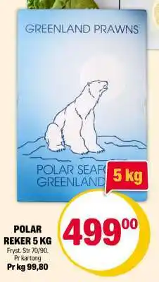 Coop Extra POLAR REKER 5 KG tilbud
