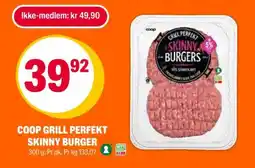 Coop Extra COOP GRILL PERFEKT SKINNY BURGER tilbud