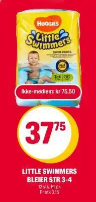Coop Extra LITTLE SWIMMERS BLEIER STR 3-4 tilbud