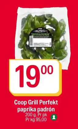 Coop Extra Coop Grill Perfekt paprika padrón tilbud