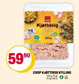 Coop Extra COOP KJØTTDEIG KYLLING tilbud