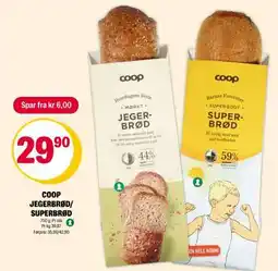 Coop Extra COOP JEGERBRØD/SUPERBRØD tilbud