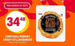 Coop Extra Coop grill perfekt crispy kyllingburger tilbud