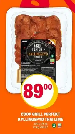 Coop Extra Coop grill perfekt kyllingspyd thai lime tilbud